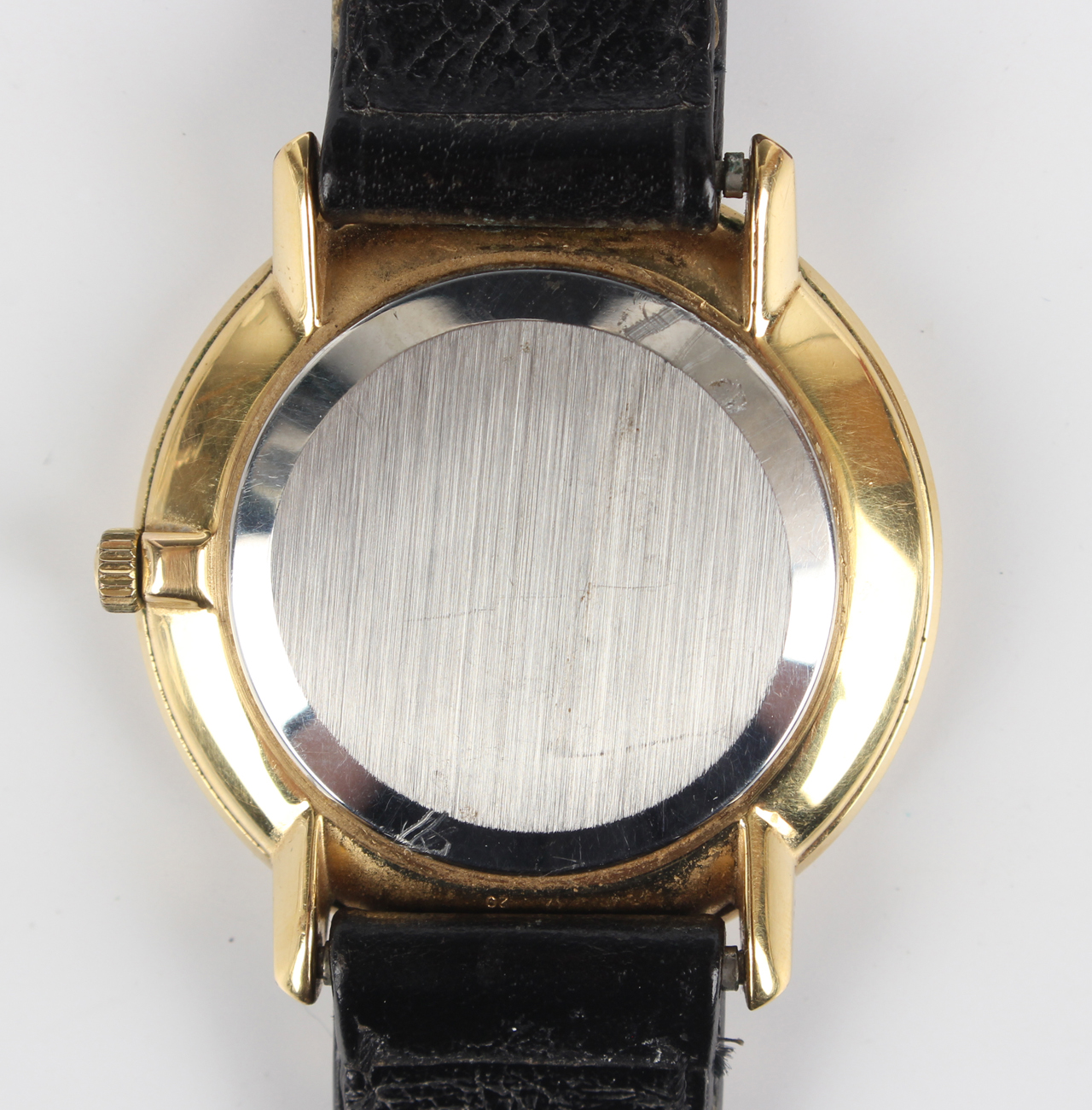 An Omega Electronic F300 Hz gilt metal and steel backed gentleman's bracelet wristwatch, the - Image 11 of 12