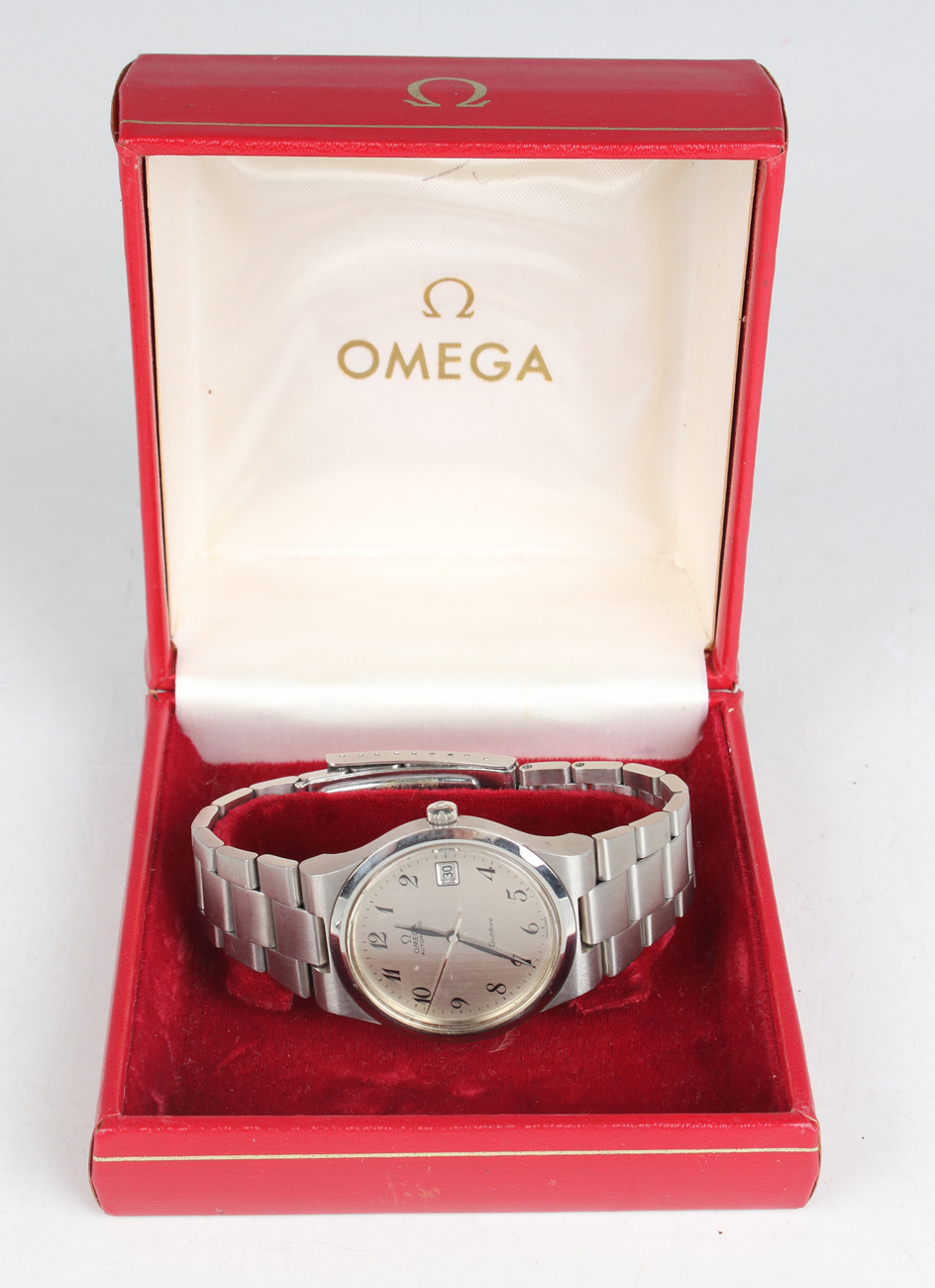 An Omega Automatic stainless steel gentleman's bracelet wristwatch, the signed movement numbered ' - Image 9 of 16