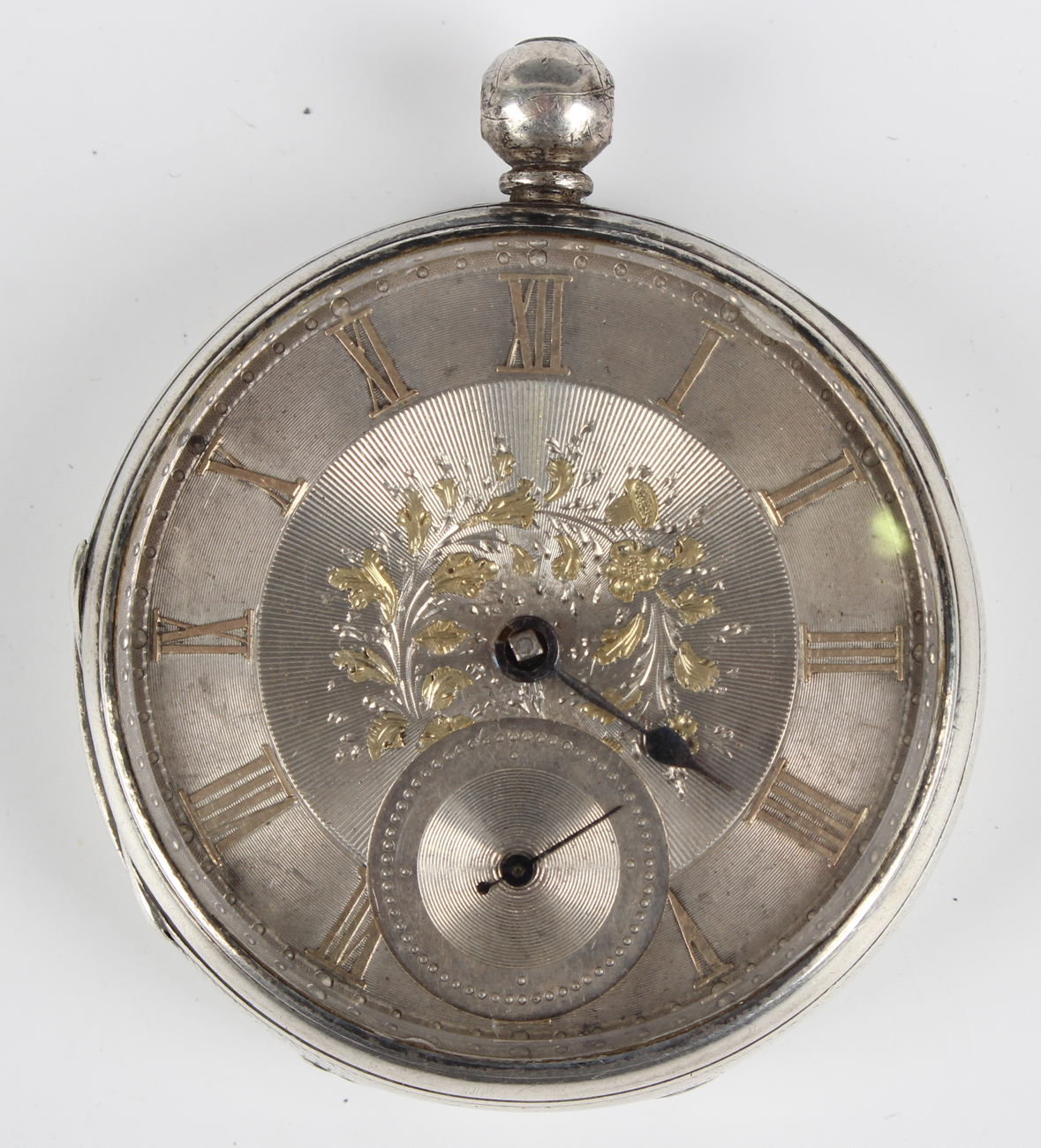 A Victorian silver pair cased keywind open-faced gentleman's pocket watch, the gilt fusee movement - Image 6 of 21