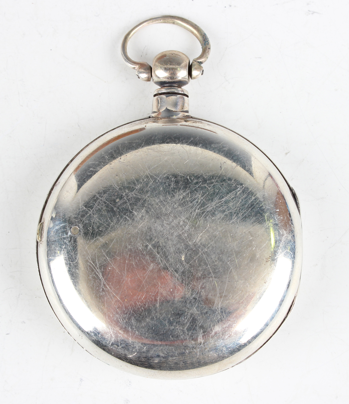 A Russian gun metal cased keyless wind open-faced gentleman's pocket watch with unsigned jewelled - Image 16 of 22