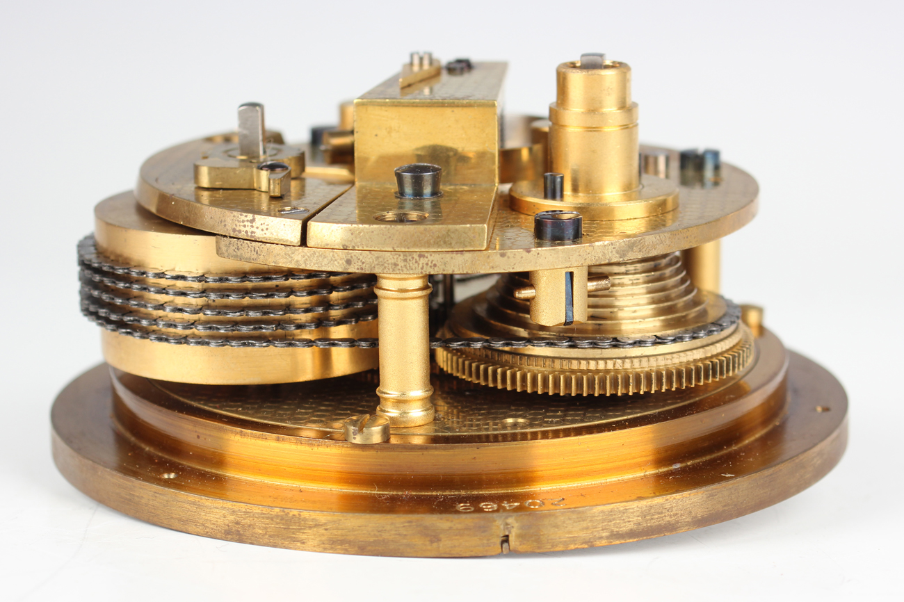 A mid-20th century marine chronometer, the two day chain fusee movement with Earnshaw type spring - Image 9 of 13