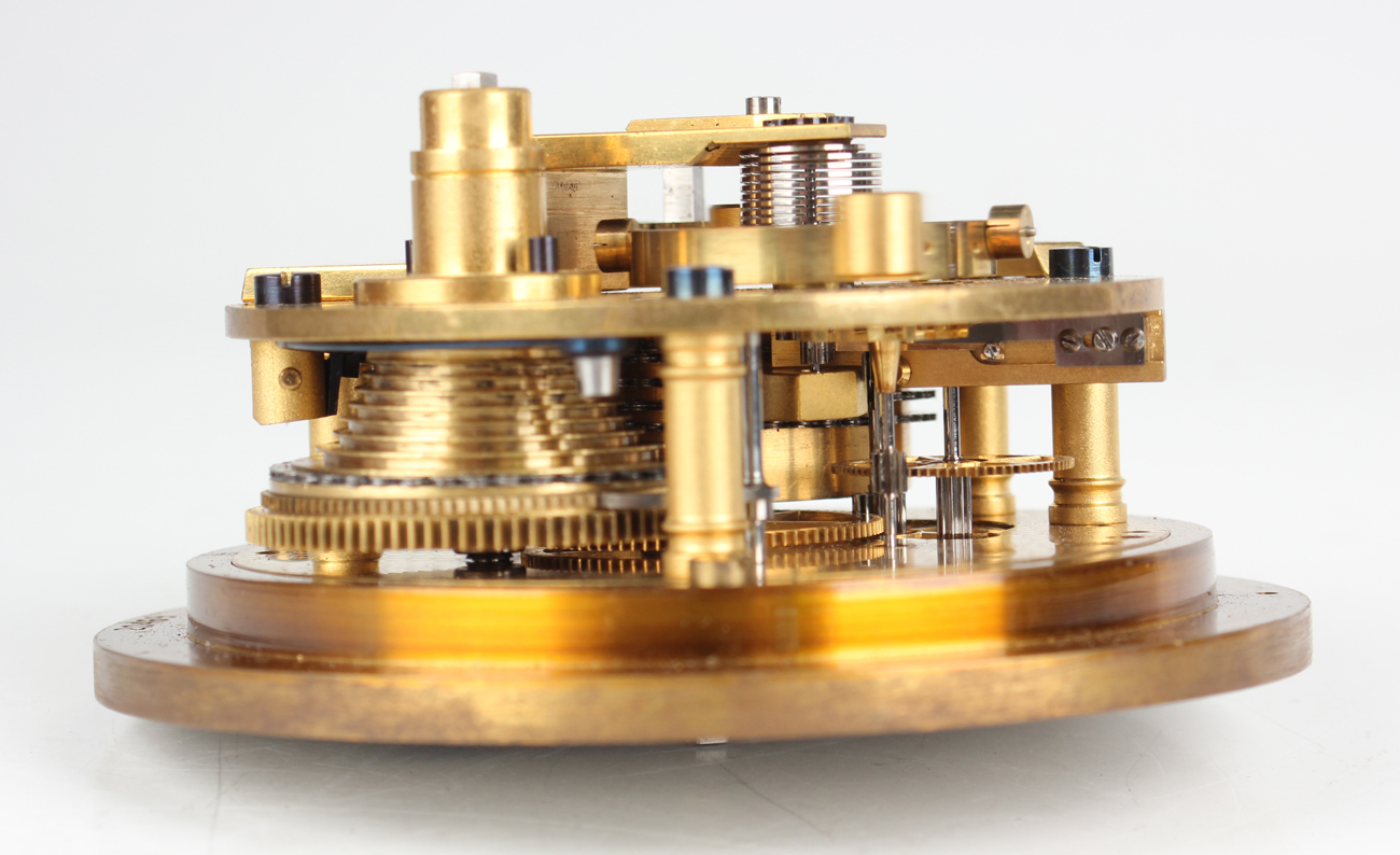 A mid-20th century marine chronometer, the two day chain fusee movement with Earnshaw type spring - Image 8 of 13