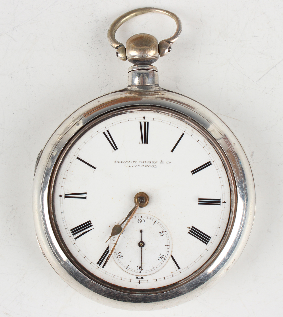A Russian gun metal cased keyless wind open-faced gentleman's pocket watch with unsigned jewelled - Image 22 of 22
