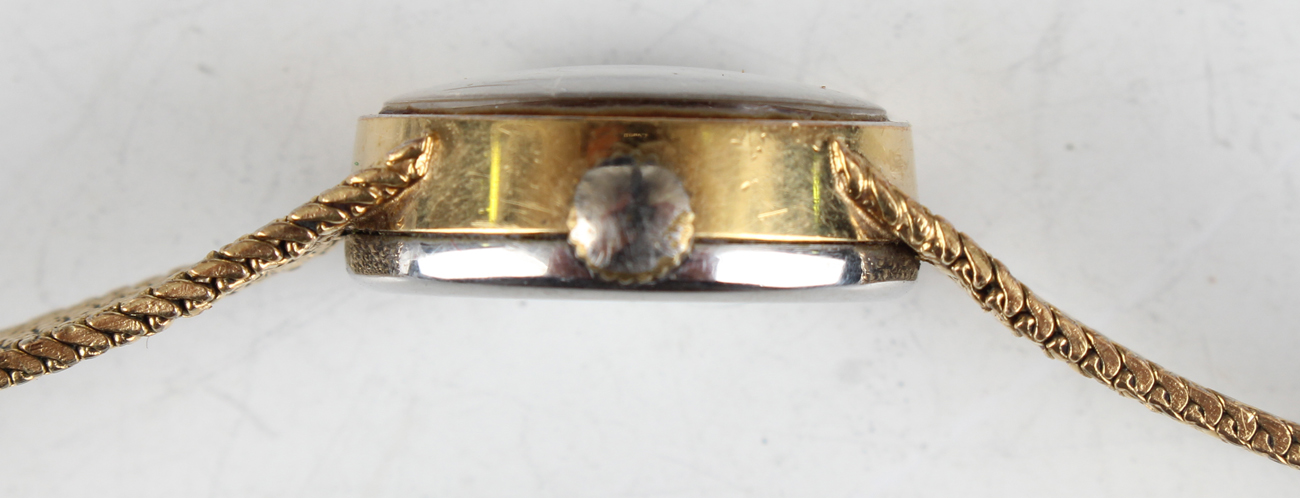 An Omega 9ct gold lady's bracelet wristwatch, the signed circular silvered dial with gilt baton hour - Image 7 of 15