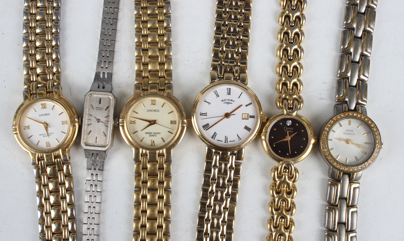 A group of wristwatches, including a Longines Presence Quartz gilt metal fronted and steel backed - Image 6 of 21