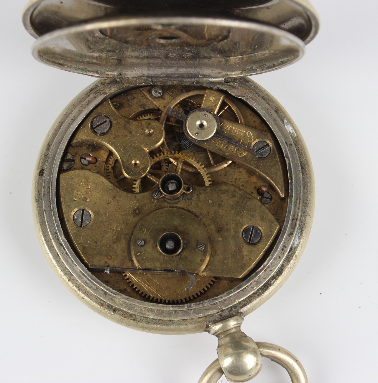 A Victorian silver pair cased keywind open-faced gentleman's pocket watch, the gilt fusee movement - Image 9 of 21