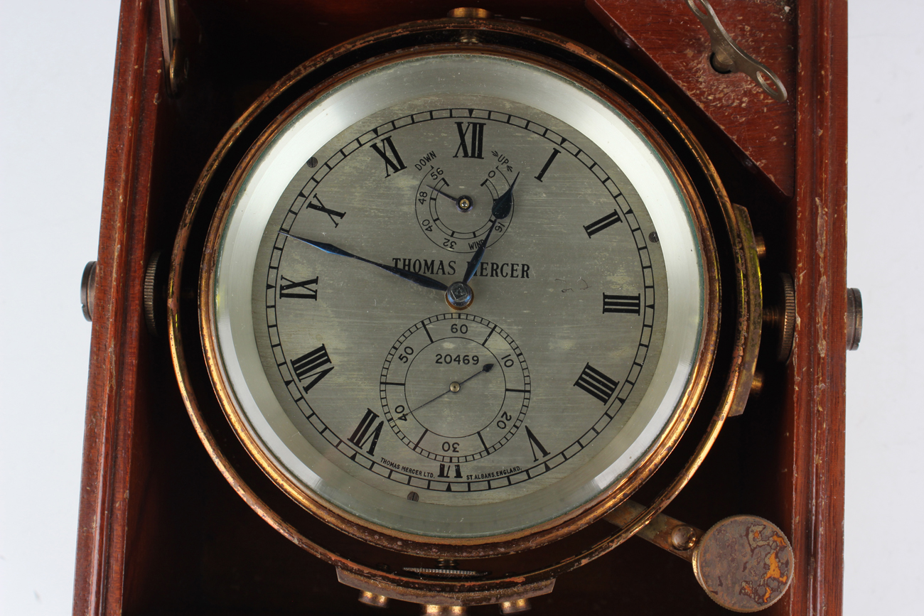 A mid-20th century marine chronometer, the two day chain fusee movement with Earnshaw type spring - Image 13 of 13