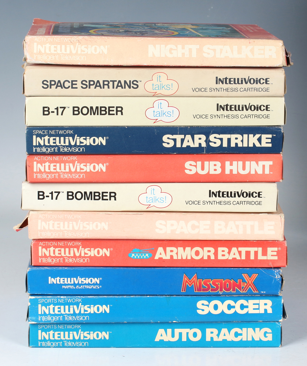 A Mattel Electronics Intellivision games console and fourteen games, including Space Spartans, - Image 3 of 7