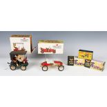 A small collection of diecast vehicles, including two Corgi Classics, Matchbox Models of