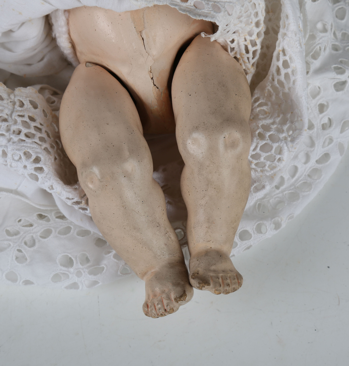 Four Armand Marseille bisque head baby dolls, each with painted moulded hair, sleeping eyes, open - Image 2 of 29