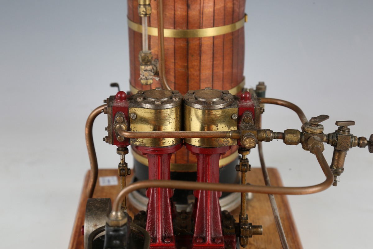 A live steam power plant with Stuart D10 vertical engine with 5cm flywheel and Stuart Turner steam - Image 6 of 11