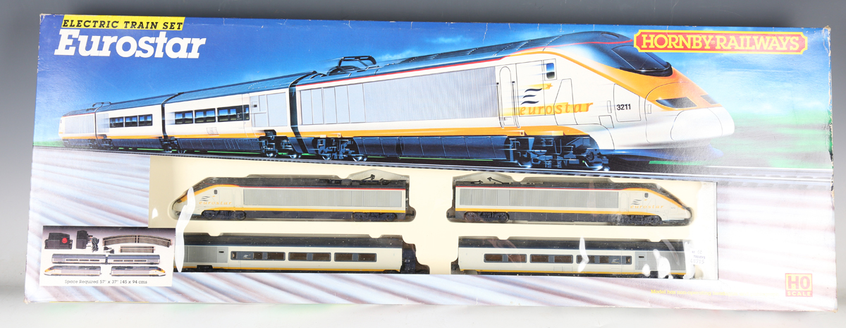 A Hornby Railways gauge HO R647 Eurostar train set, boxed with instructions (box creased and - Image 2 of 4