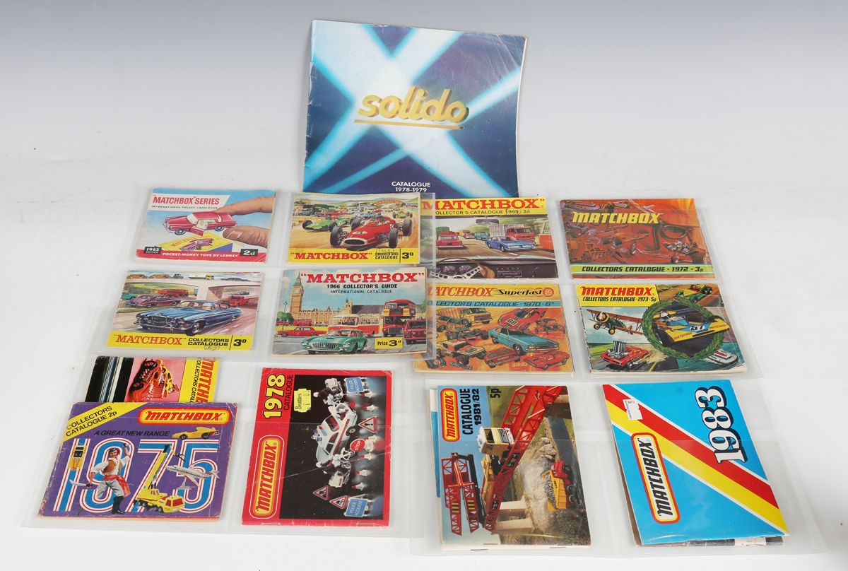 A collection of Dinky Toys catalogues, including 1952, 1954, 1958 and three Continental editions, - Image 2 of 2