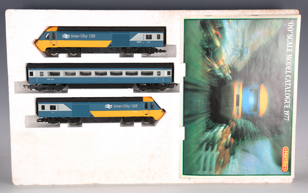 A Hornby Railways gauge OO R685 High Speed train set and a Lima Inter-City 125 train set, both boxed