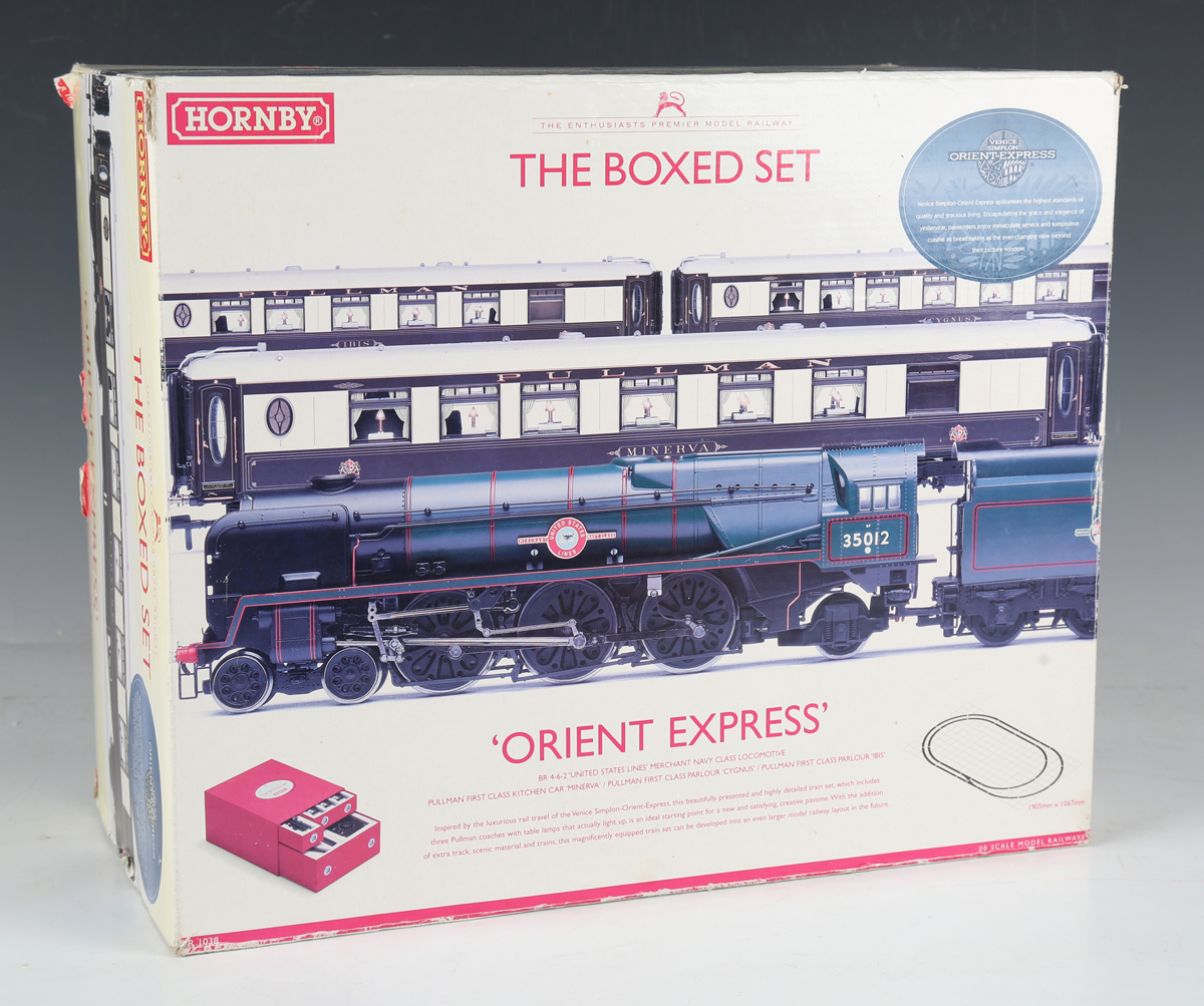 A Hornby gauge OO R.1038 The Boxed Set Orient Express with storage case, boxed (box faded and