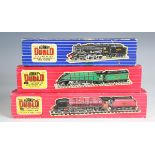 A collection of Hornby Dublo two-rail items, including No. 2226 locomotive 46245 'City of London'