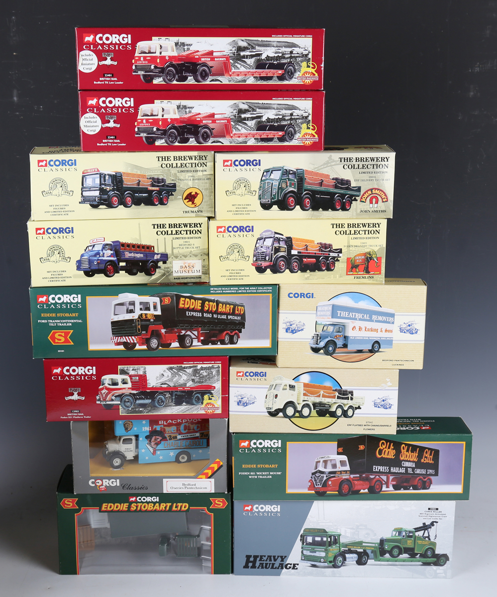 Forty-eight Corgi Classics commercial vehicles, including No. 60024 Eddie Stobart forklift truck and - Image 3 of 5