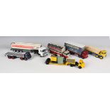 A good collection of Corgi Toys vehicles, including Chipperfield's crane truck, articulated horse