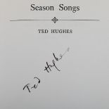 HUGHES, Ted. Season Songs. London: Faber and Faber, 1976. First edition, first impression, signed by