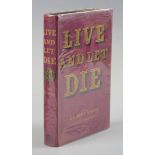 FLEMING, Ian. Live and Let Die. London: Jonathan Cape, 1954. First edition, first impression, 8vo (