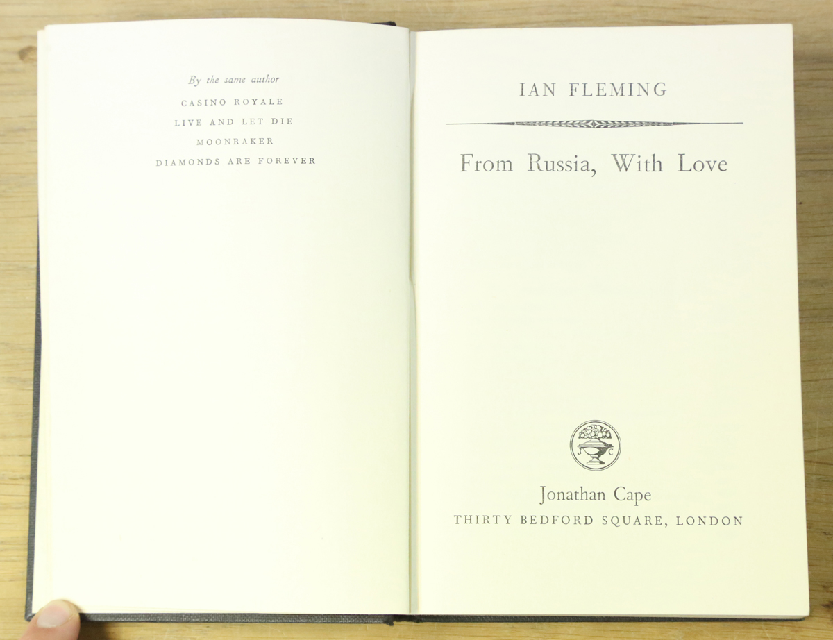 FLEMING, Ian. From Russia, With Love. London: Jonathan Cape, 1957. First edition, first - Image 8 of 8