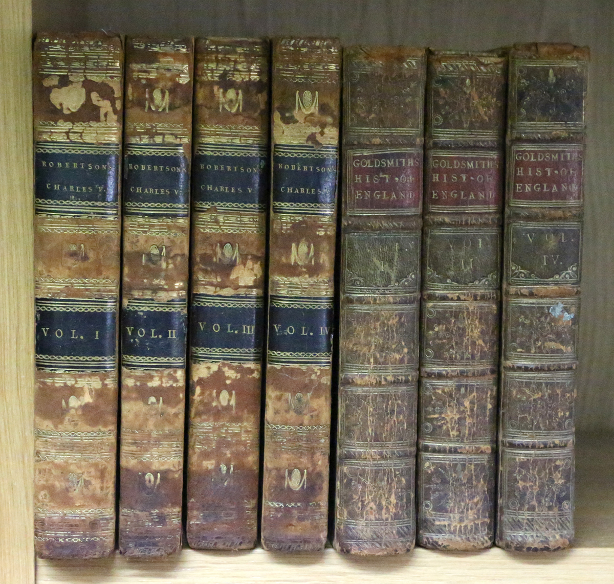 BINDINGS. - William ROBERTSON. The History of Scotland. London: T. Cadell, 1794. 2 vols., fourteenth - Image 2 of 4