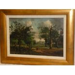 J**Westall - oil on board Figure on a rural path, signed and dated 1816,