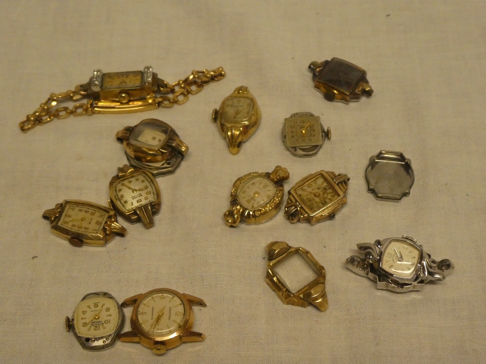 A selection of various ladies wrist watches including Ritz, Croton, Bulova and others etc.