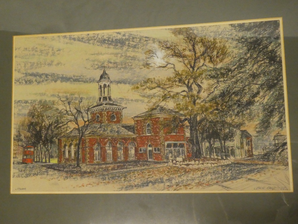 Leslie Cant - pastel "Lytham", signed and inscribed,