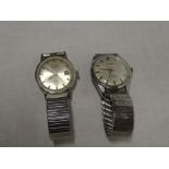 A gentlemen's wrist watch by Sekonda in chromium plated mounts and one other gent's Seiko wrist
