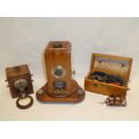 An unusual mahogany galvanometer by H Tinsley & Co Limited;