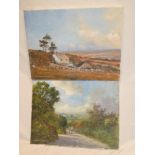 Richard Blowey - oils on canvases West Cornwall landscapes,