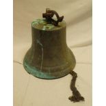 An old bronze ship's bell,