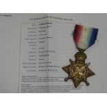 A 1914 star awarded to No. 10169 L. Cpl C.