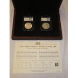 The First and Last Morgan dollars 1878 and 1921 two coin set,