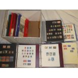Eleven albums and stock books containing a large selection of GB stamps, Victoria onwards,