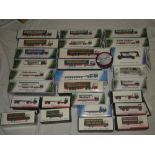 A selection of approx 25 Atlas edition Eddie Stobart die-cast commercial vehicles in original boxes