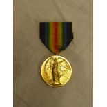 A First War Victory medal awarded to No. 29634 Pte. S. A.