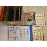 Nine stock books/albums containing a large collection of British Commonwealth stamps