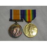 A First War pair of medals awarded to 2/Lieut. E.