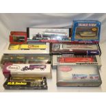 A selection of mint and boxed commercial vehicles including Corgi - Vintage Glory of Steam Sentinel