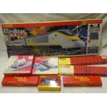 Hornby 00 gauge - Eurostar electric train set in original box together with various other boxed