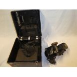 A US Army Air Corps bubble sextant with accessories in fitted case