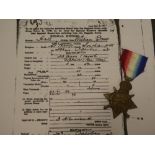 A 1914/15 Star awarded to No. 10045 Pte. W. E.