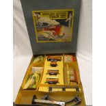 A large 0 gauge Kingsland Express tinplate clockwork train set comprising Golden Eagle locomotive