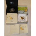 A Royal Mint Winnie the Pooh 2020 UK 50p silver proof coin,