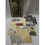 A 1939/45 star, Burma star, Defence medal and War medal awarded to Capt.