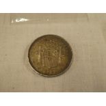 A Spanish 1888 silver 5 pesetas (vf)