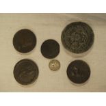A George III 1797 cartwheel penny,