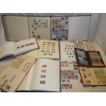 Twelve assorted albums and stock books containing GB mint and used stamps